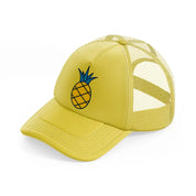 pineapple-gold-trucker-hat