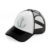 double hook-black-and-white-trucker-hat