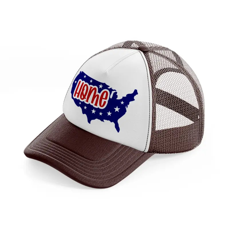 home 2-01-brown-trucker-hat