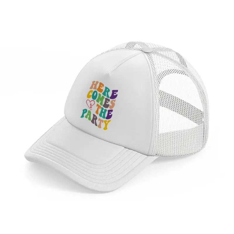 22 white trucker hat