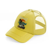 sunset california-gold-trucker-hat