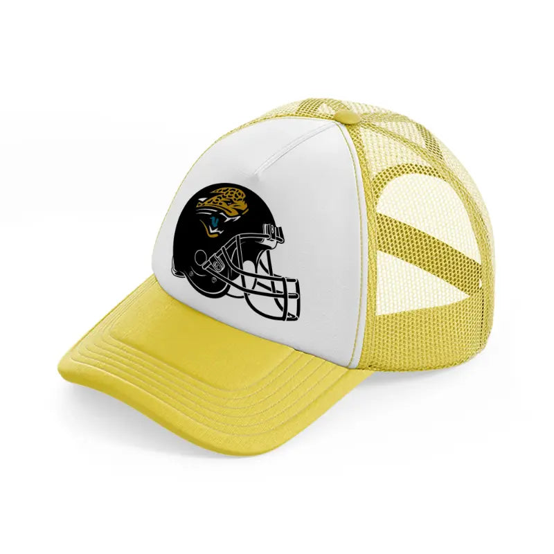 jacksonville jaguars helmet-yellow-trucker-hat