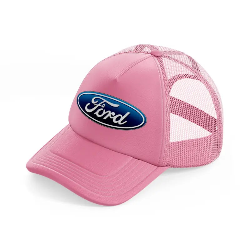 ford blue-pink-trucker-hat
