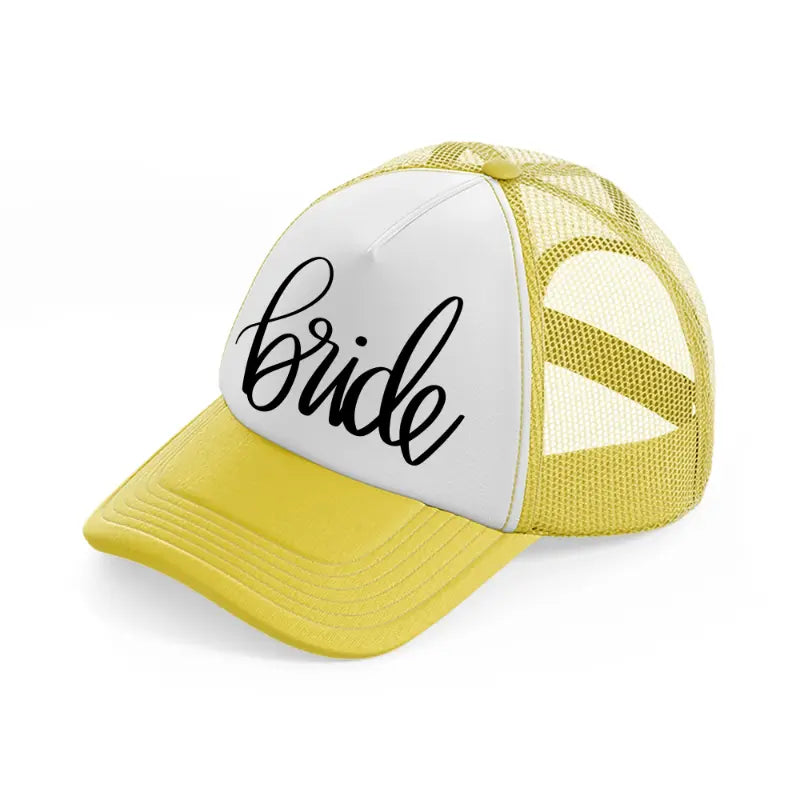 17.-bride-yellow-trucker-hat