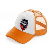 new england patriots supporter-orange-trucker-hat