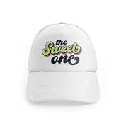 the sweet one-white-trucker-hat