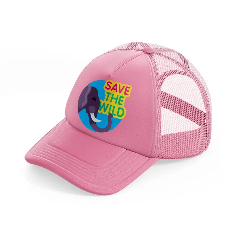 save-the-wild-pink-trucker-hat