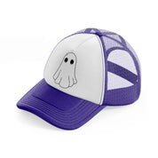 ghost purple trucker hat