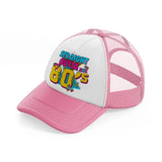 moro moro 220728 up 05 pink and white trucker hat