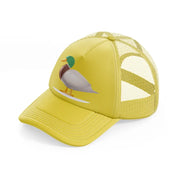 042 duck gold trucker hat