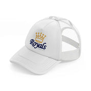 royals kansas city-white-trucker-hat