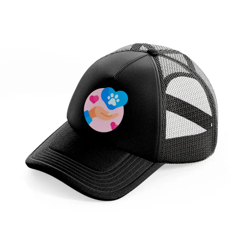 pet care (2) black trucker hat