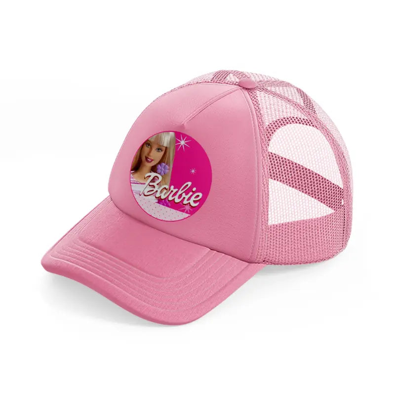 barbie doll-pink-trucker-hat