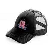 017-cat-black-trucker-hat