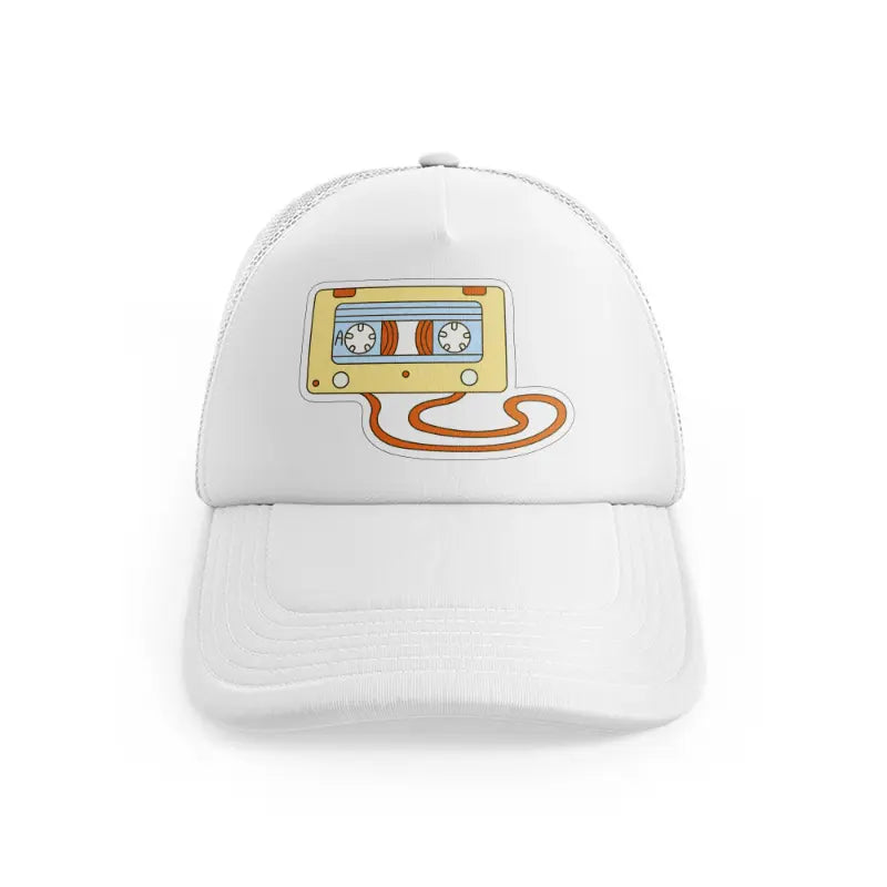 groovysticker 16 white trucker hat