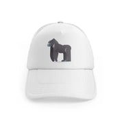 019 gorilla white trucker hat