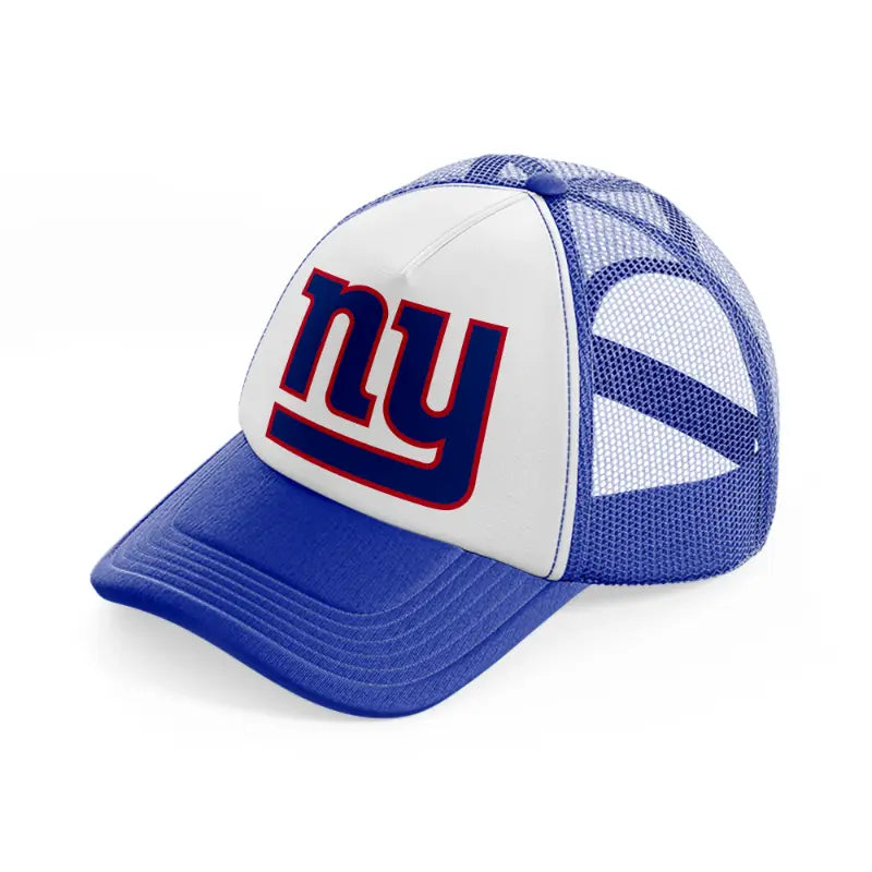 new york giants-blue-and-white-trucker-hat