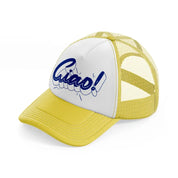 ciao blue-yellow-trucker-hat