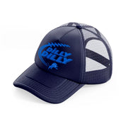 detroit lions dilly dilly-navy-blue-trucker-hat