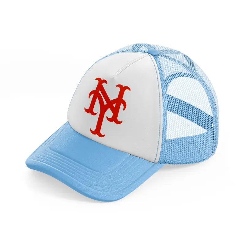 new york giants orange-sky-blue-trucker-hat