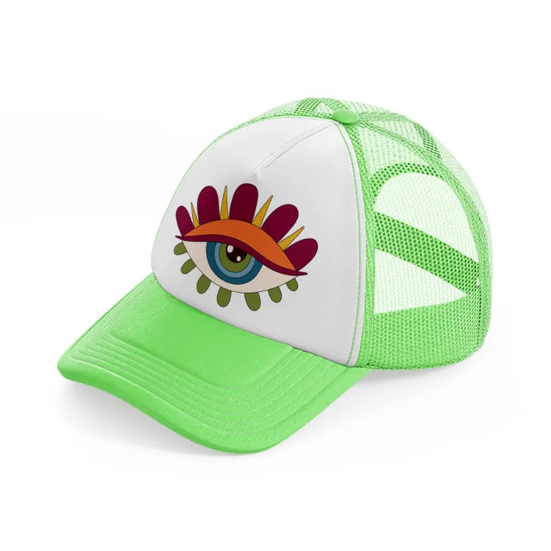 groovy elements-28-lime-green-trucker-hat