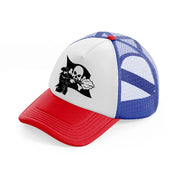 captain flag multicolor trucker hat