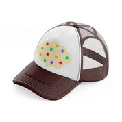 icon34 brown trucker hat