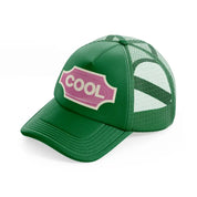 cool green trucker hat