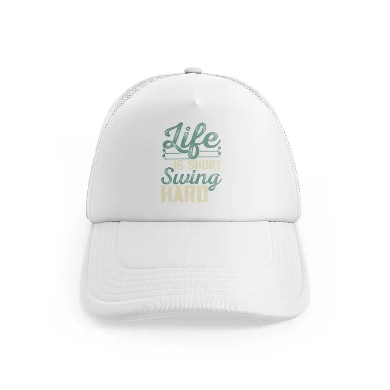 Life Is Short Swing Hardwhitefront-view