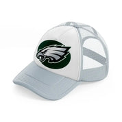 philadelphia eagles green emblem-grey-trucker-hat