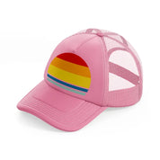 retro sun-pink-trucker-hat