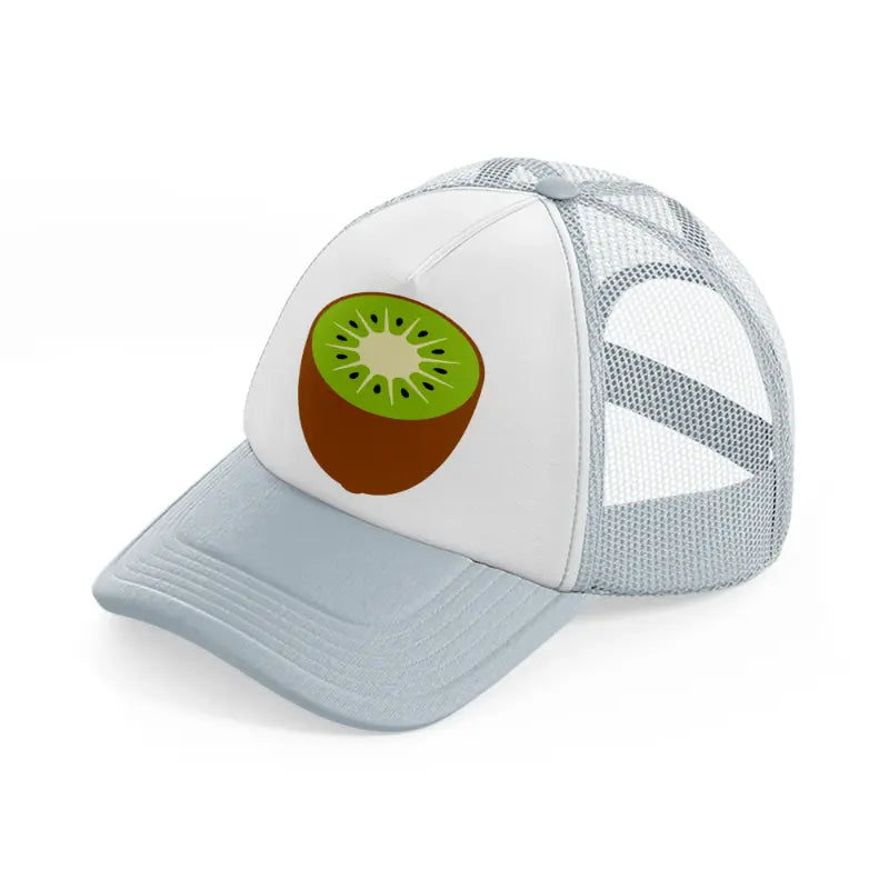 kiwi fruit-grey-trucker-hat