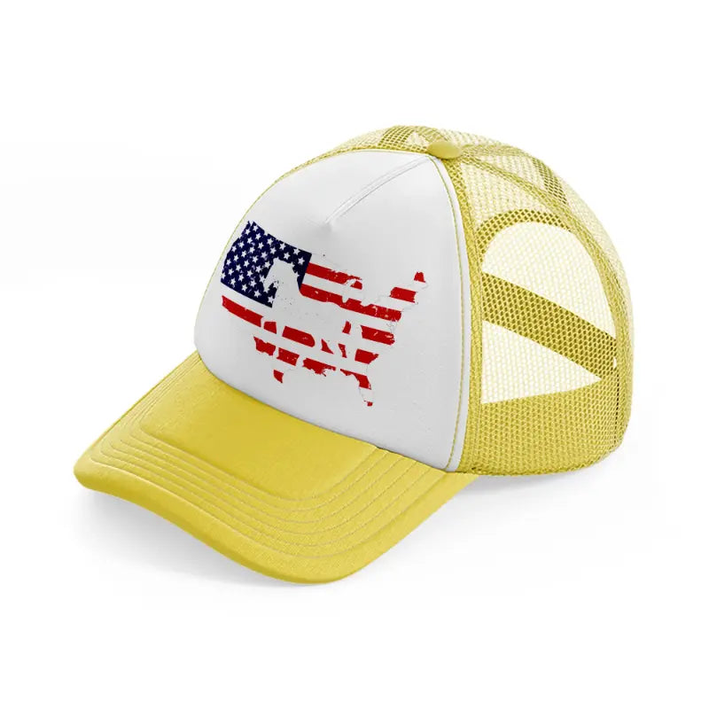 map-yellow-trucker-hat