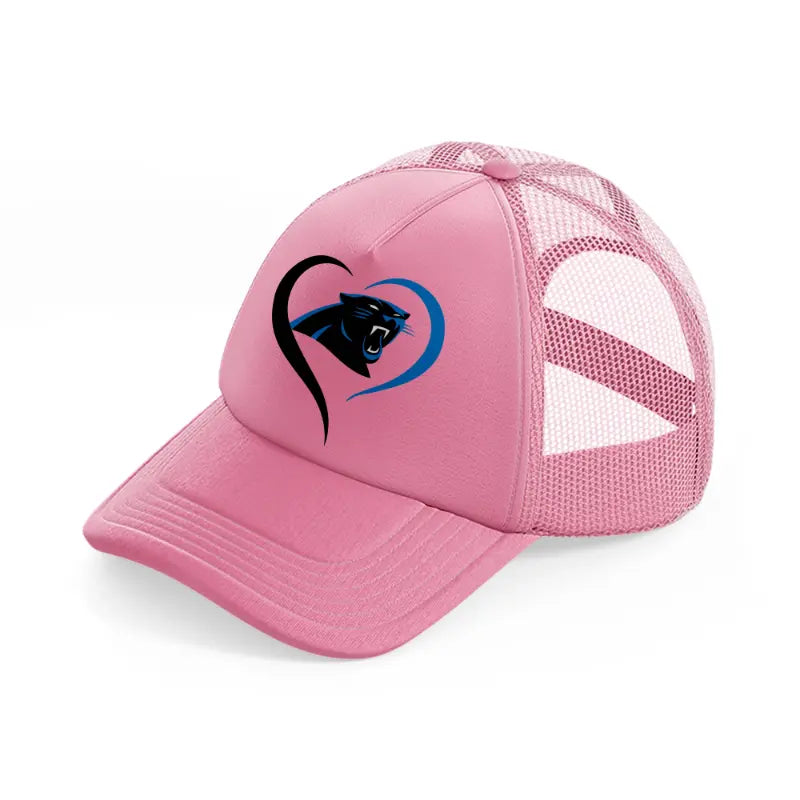 carolina panthers lover-pink-trucker-hat