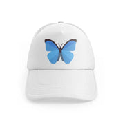 051 butterfly 30 white trucker hat