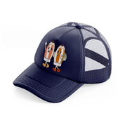 cartoon pencil-navy-blue-trucker-hat