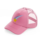 shooting star pink trucker hat