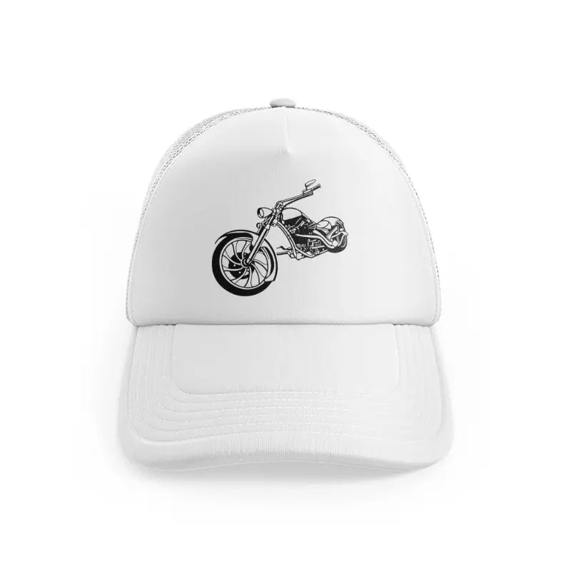 Harley Davidson Bike Vectorwhitefront-view