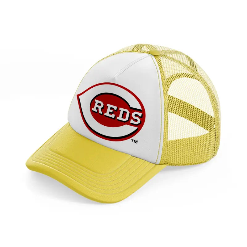 cincinnati reds-yellow-trucker-hat