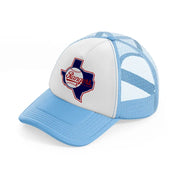 texas rangers supporter-sky-blue-trucker-hat