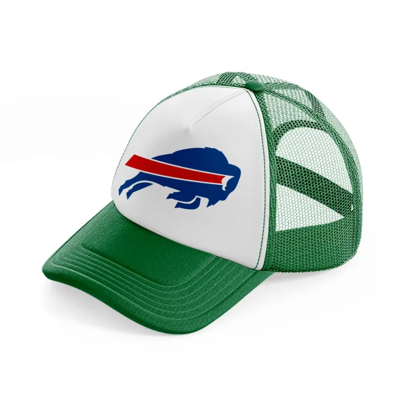 buffalo bills white-green-and-white-trucker-hat