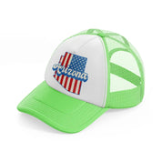 arizona flag-lime-green-trucker-hat