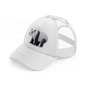 002-panda bear-white-trucker-hat