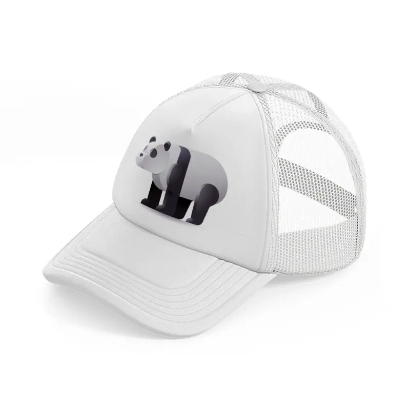 002-panda bear-white-trucker-hat