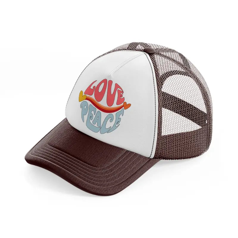 groovy quotes 05 brown trucker hat