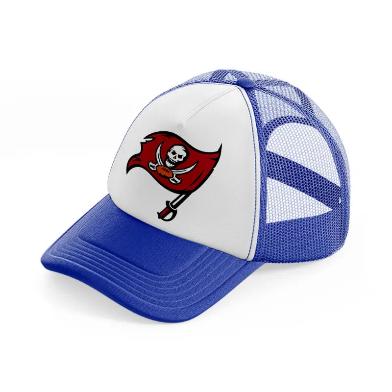 tampa bay buccaneers flag-blue-and-white-trucker-hat