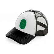 icon17 black and white trucker hat