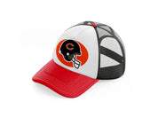 chicago bears helmet-red-and-black-trucker-hat