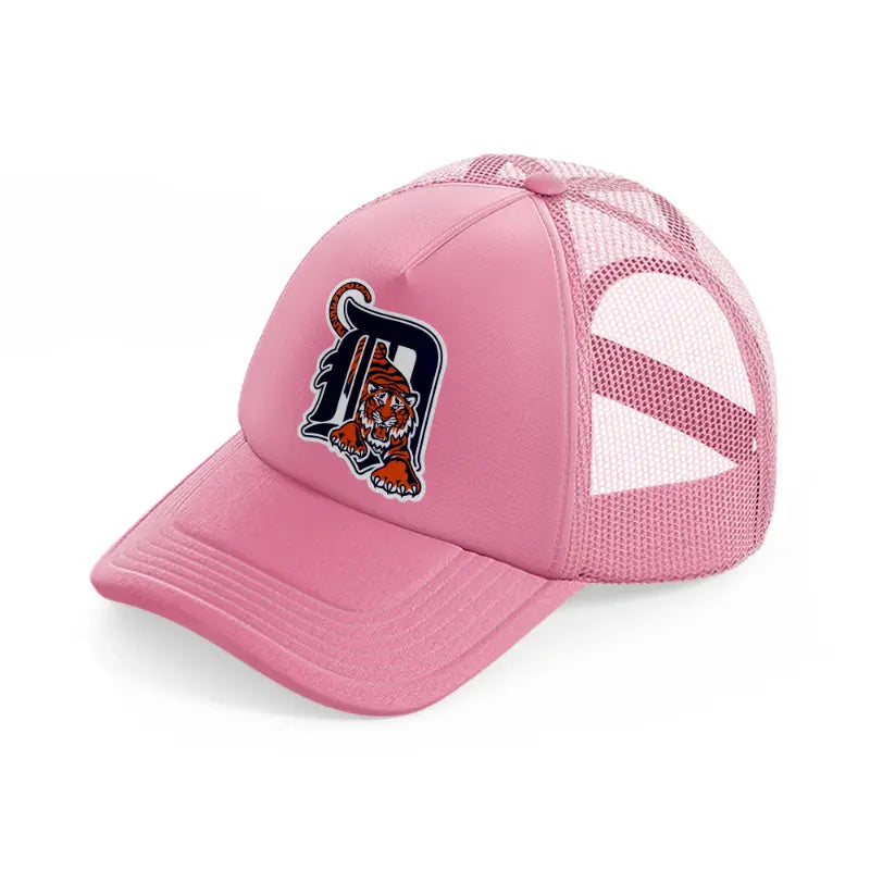 detroit tigers modern-pink-trucker-hat