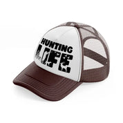 hunting life bold-brown-trucker-hat